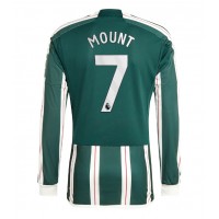 Camisa de Futebol Manchester United Mason Mount #7 Equipamento Secundário 2023-24 Manga Comprida